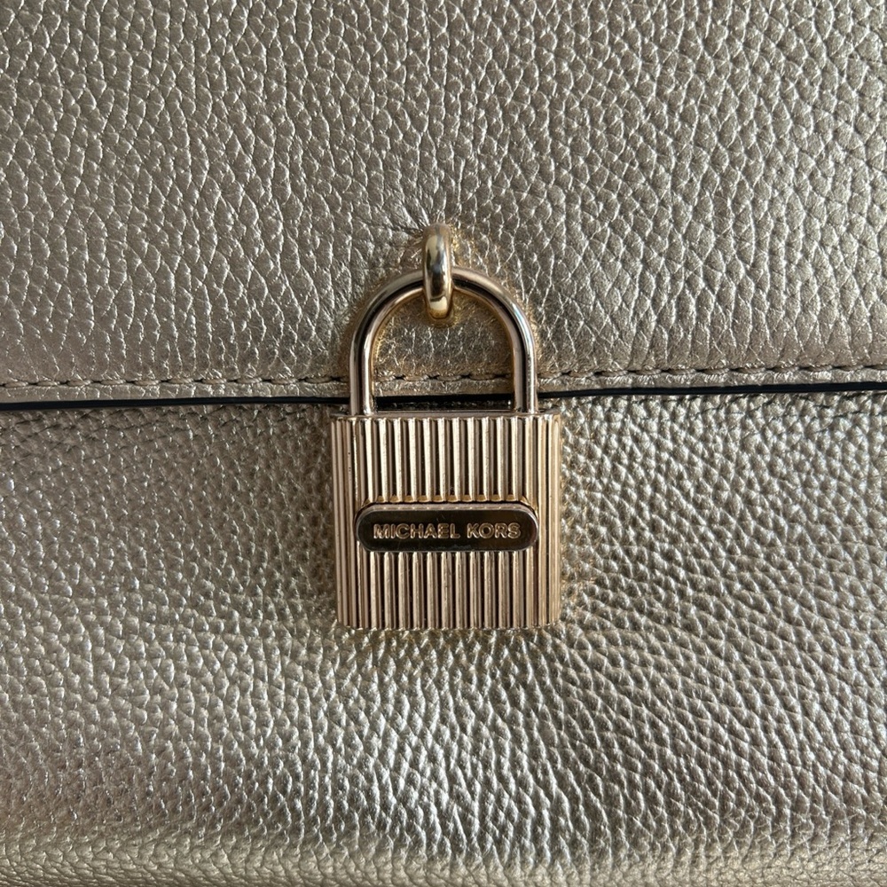 Michael Kors Metallic Gold Handbag
